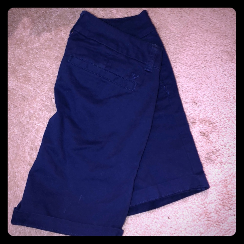 American Eagle Bermuda Shorts Navy